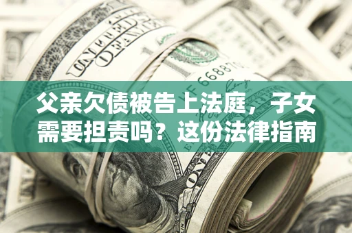北京父亲欠债被告上法庭，子女需要担责吗？这份法律指南必须看完