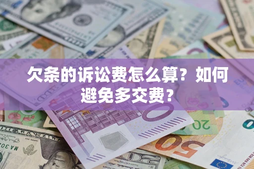 北京欠条的诉讼费怎么算？如何避免多交费？